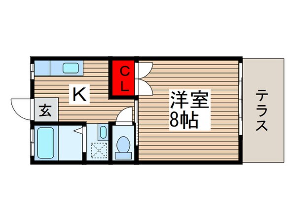 サクラハイツの物件間取画像